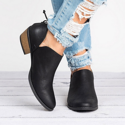 Bottines style vintage au confort moderne
