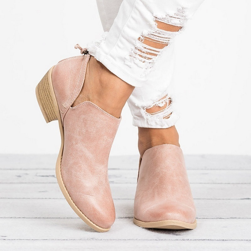 Bottines style vintage au confort moderne