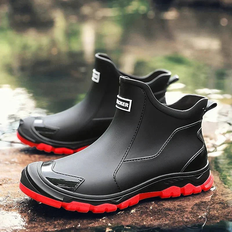Bottines tout-terrain imperméables pour homme à semelle isolante