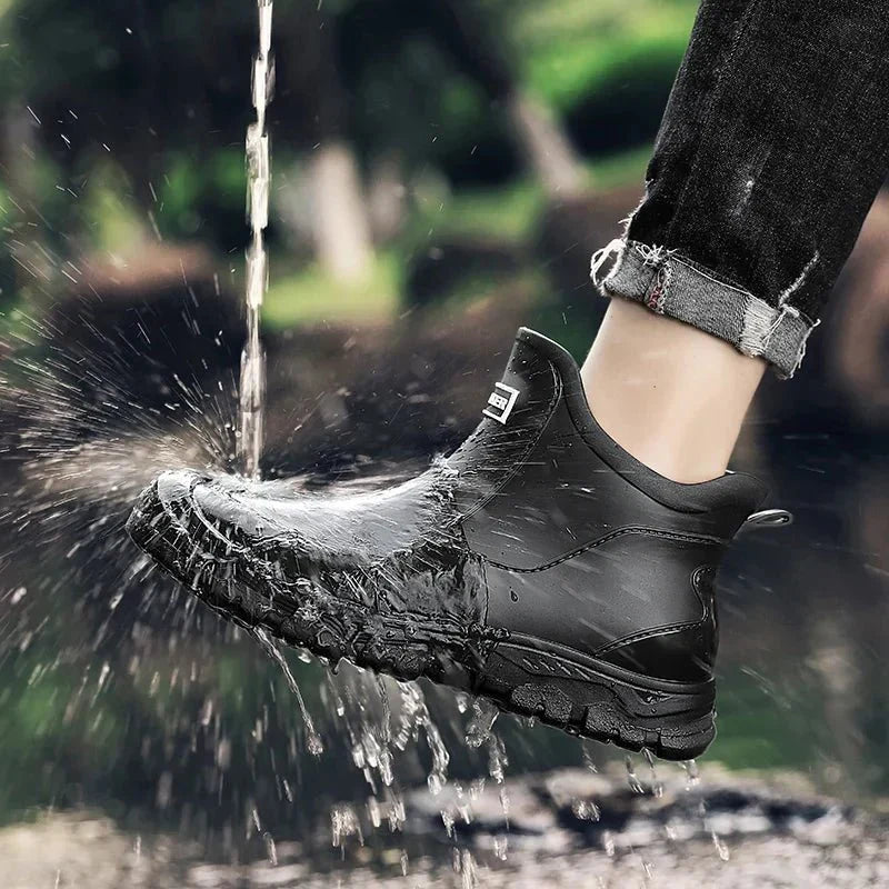 Bottines tout-terrain imperméables pour homme à semelle isolante
