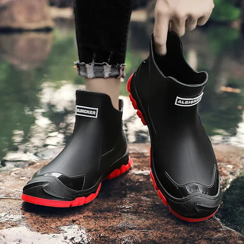 Bottines tout-terrain imperméables pour homme à semelle isolante