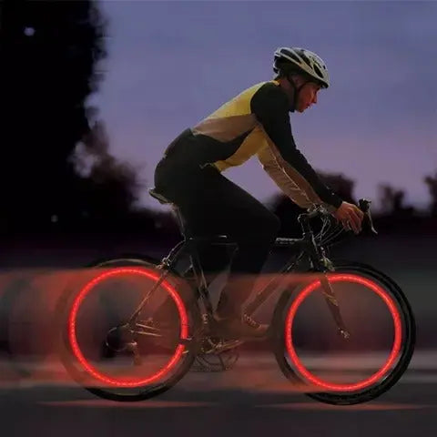 Bouchons de valve à LED pour vélo à détection de mouvement pour la sécurité