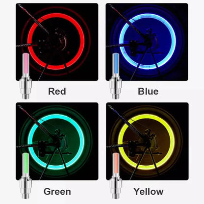 Bouchons de valve à LED pour vélo à détection de mouvement pour la sécurité