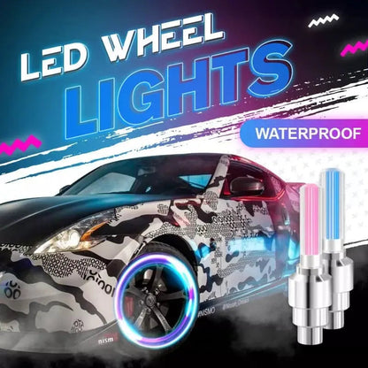 Bouchons de valve à LED pour vélo à détection de mouvement pour la sécurité