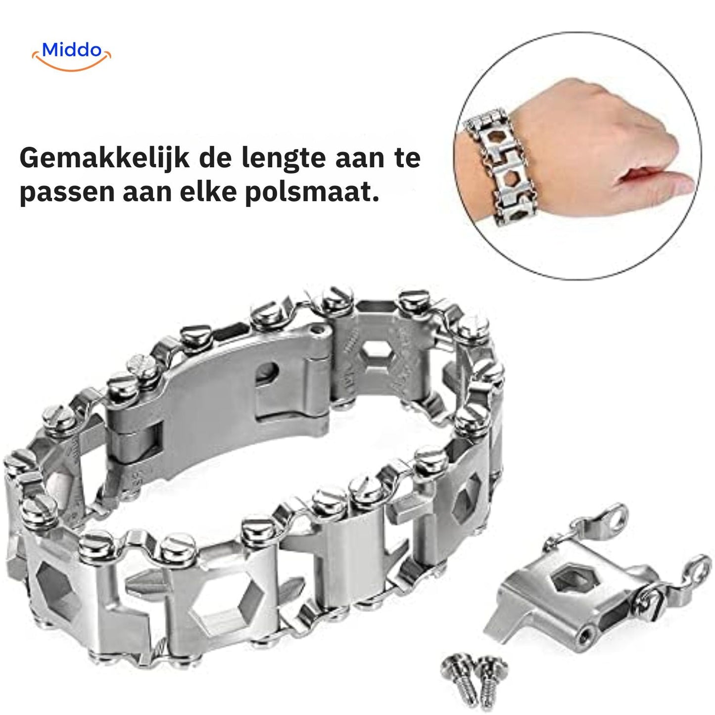 Bracelet multi-outils style Tread - au choix avec ou sans logo