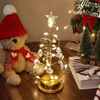 Breloques personnalisées pour sapin de Noël, arbre généalogique