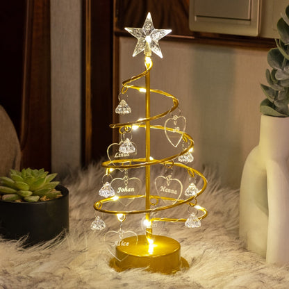 Breloques personnalisées pour sapin de Noël, arbre généalogique