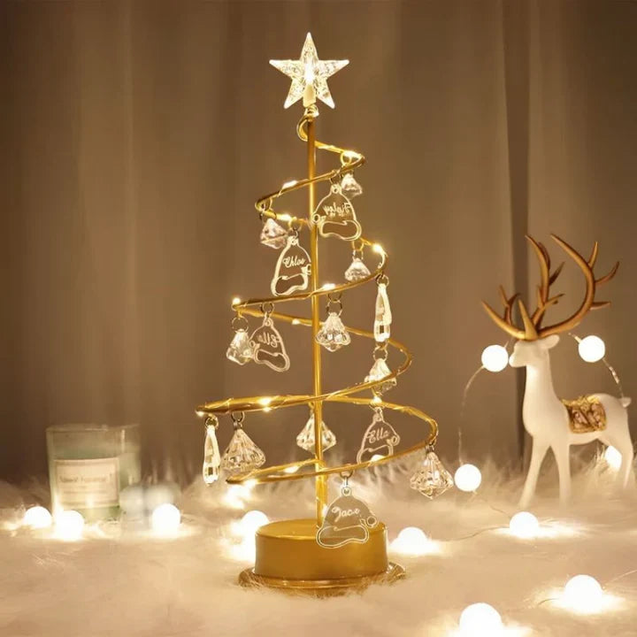 Breloques personnalisées pour sapin de Noël, arbre généalogique