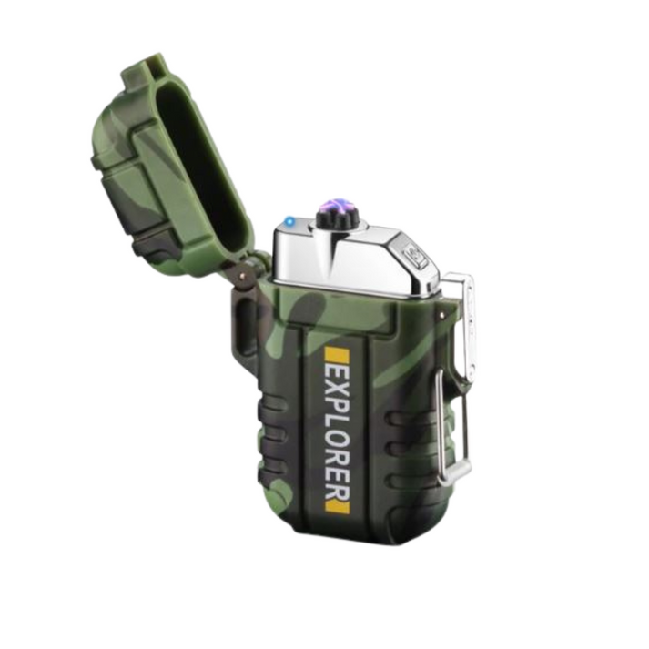 Briquet tempête étanche et coupe-vent – outil de survie ultime pour le plein air