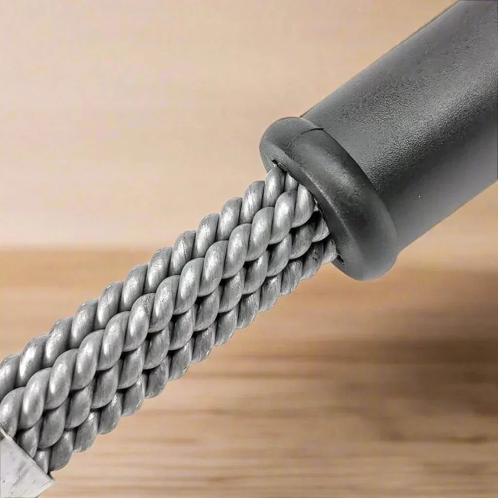 Brosse de barbecue sans soies en acier inoxydable