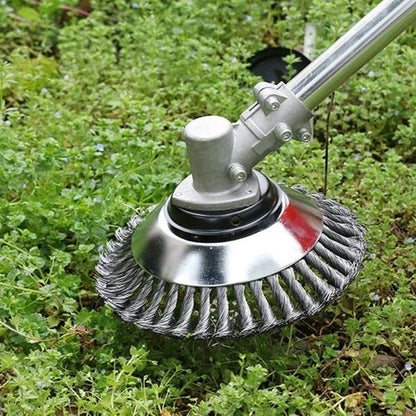Brosse désherbante et tête de coupe en acier au carbone