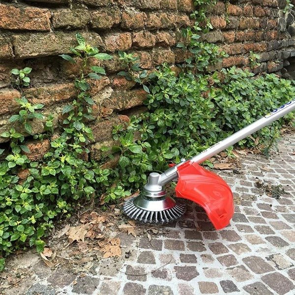 Brosse désherbante et tête de coupe en acier au carbone