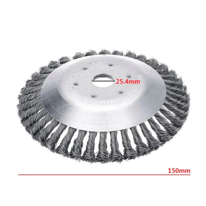 Brosse désherbante et tête de coupe en acier au carbone