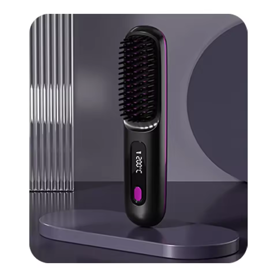 Brosse lissante de voyage | cheveux lisses en déplacement