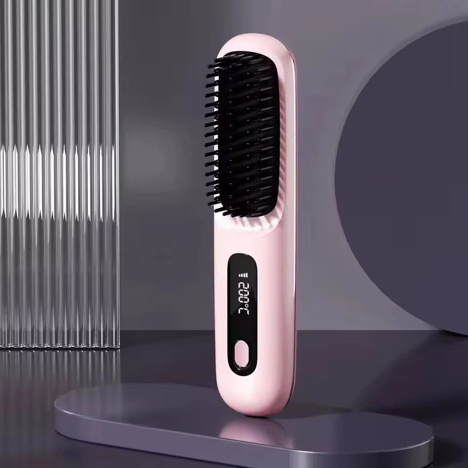 Brosse lissante de voyage | cheveux lisses en déplacement