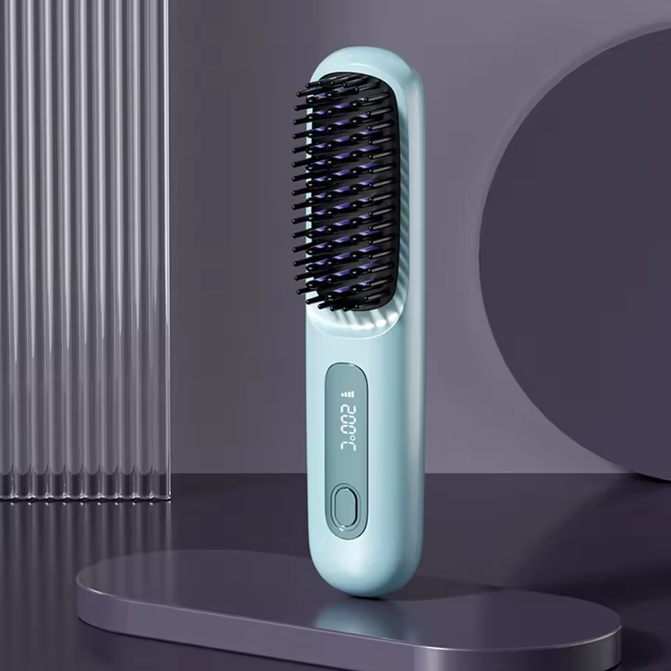 Brosse lissante de voyage | cheveux lisses en déplacement