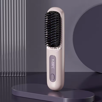 Brosse lissante de voyage | cheveux lisses en déplacement