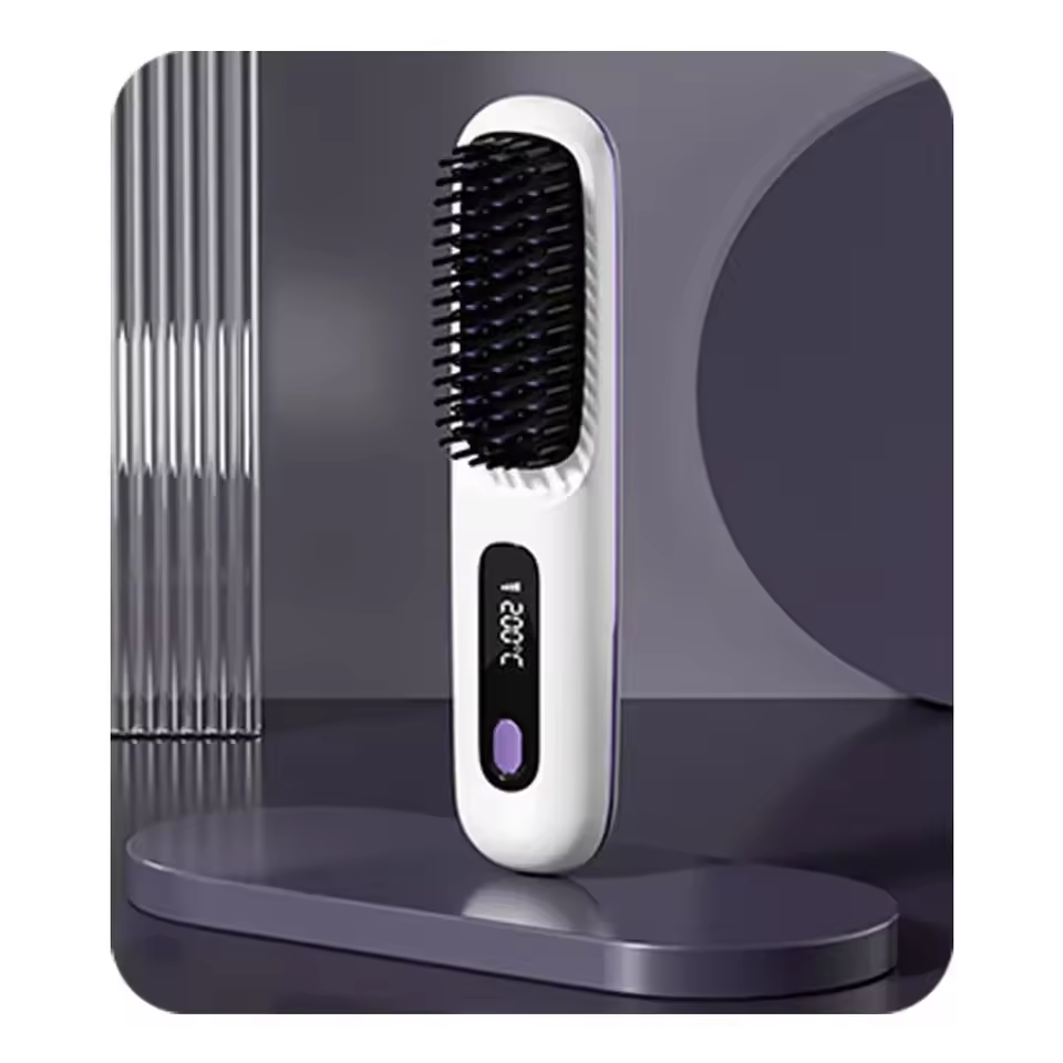 Brosse lissante de voyage | cheveux lisses en déplacement