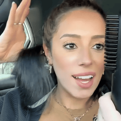 Brosse lissante de voyage | cheveux lisses en déplacement