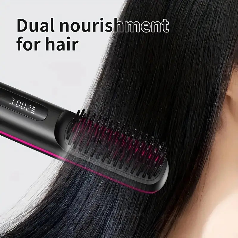 Brosse lissante de voyage | cheveux lisses en déplacement