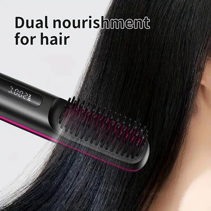 Brosse lissante de voyage | cheveux lisses en déplacement