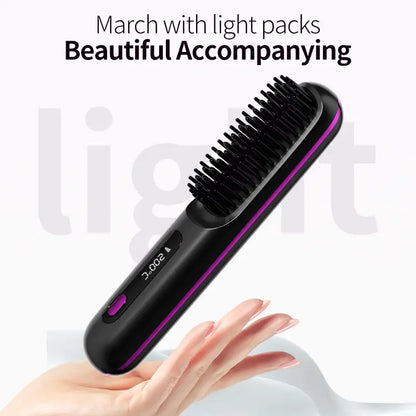 Brosse lissante de voyage | cheveux lisses en déplacement