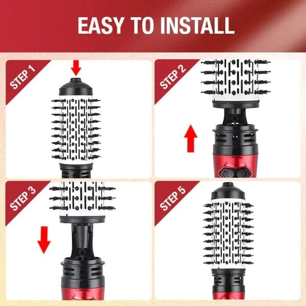 Brosse soufflante rotative