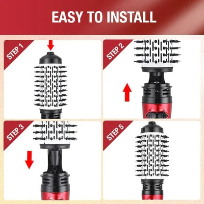 Brosse soufflante rotative