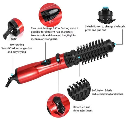 Brosse soufflante rotative