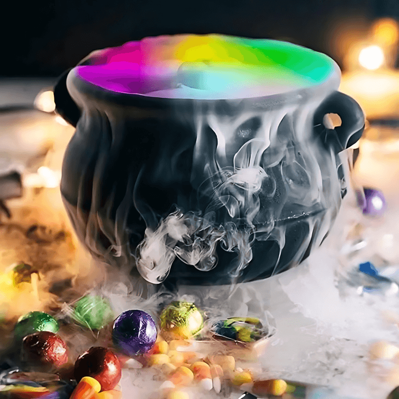 Brumisateur ultrasonique LED à changement de couleur pour Halloween