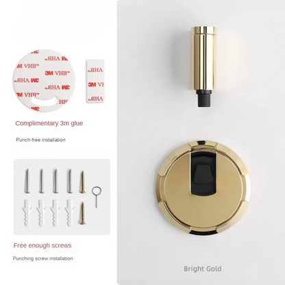 Butée de porte magnétique sans perçage à fixation au sol