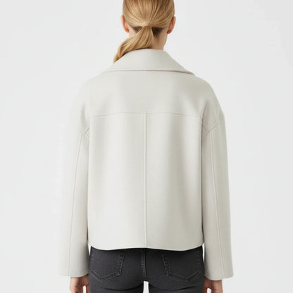 Caban court style trench pour femme