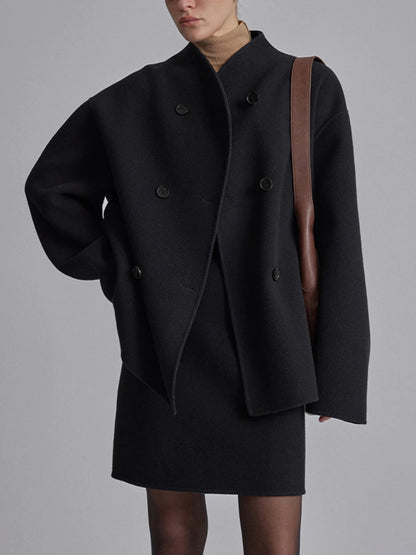 Caban femme à double boutonnage