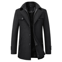Caban mi-long pour homme