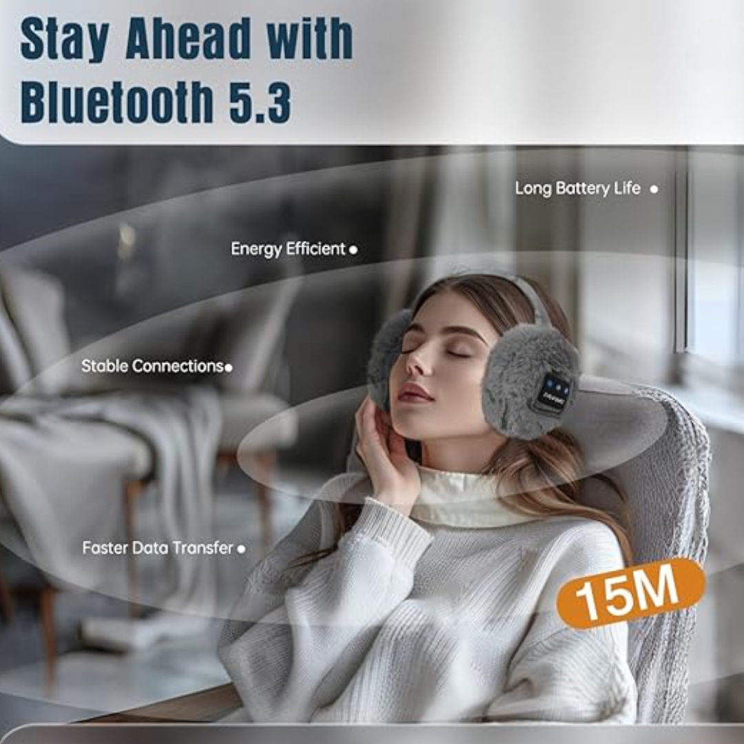 Cache-oreilles Bluetooth d’hiver