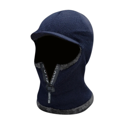 Cagoule tricotée doublée