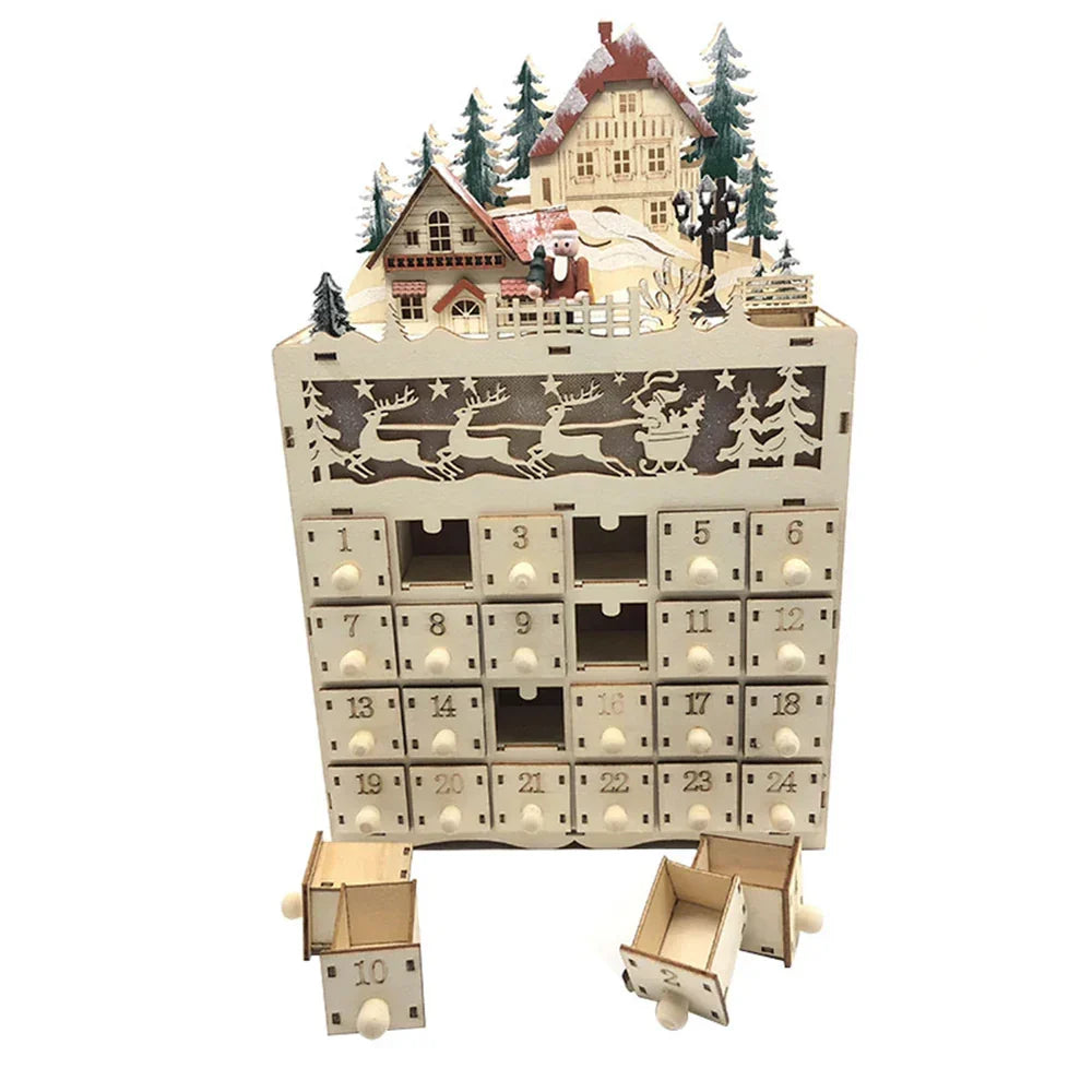 Calendrier de l’avent de Noël, 24 cases à remplir