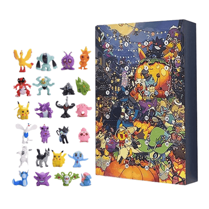 Calendrier de l’avent de Noël Pokémon - coffret mystère, 24 figurines