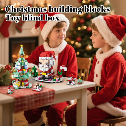 Calendrier de l’avent de Noël, set de briques de construction