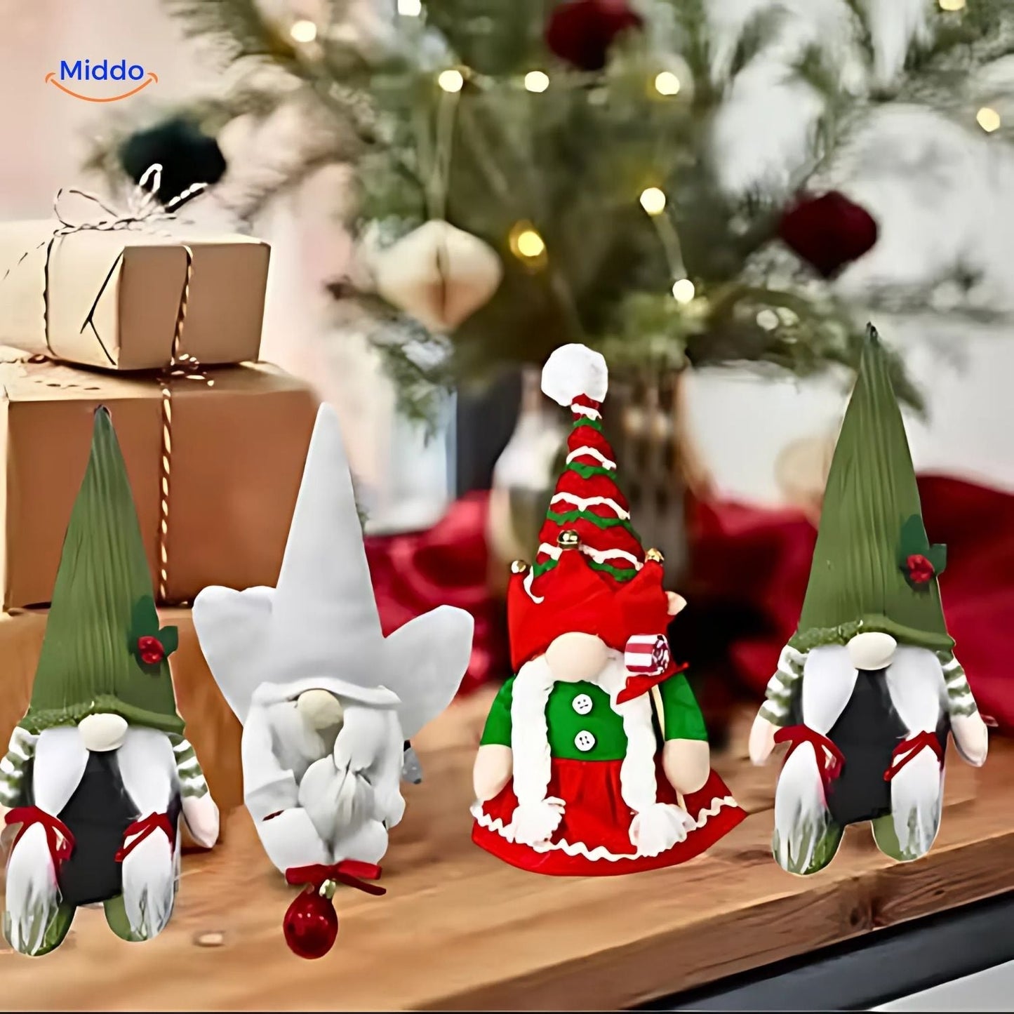 Calendrier de l’Avent gnome en peluche | Cadeau de Noël