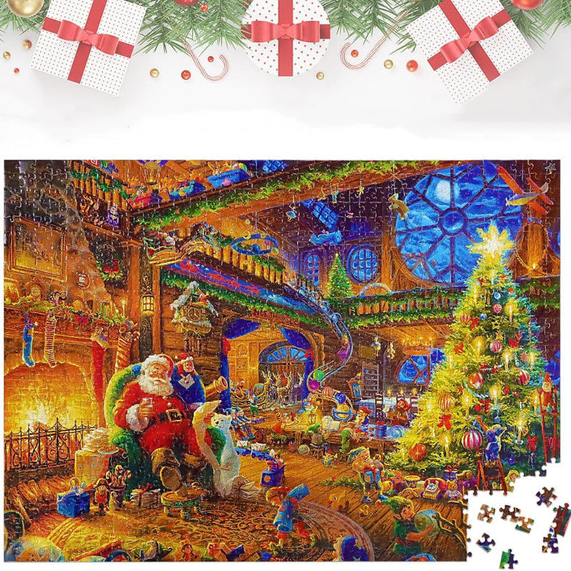 Calendrier de l'Avent puzzle de Noël - compte à rebours de 24 jours