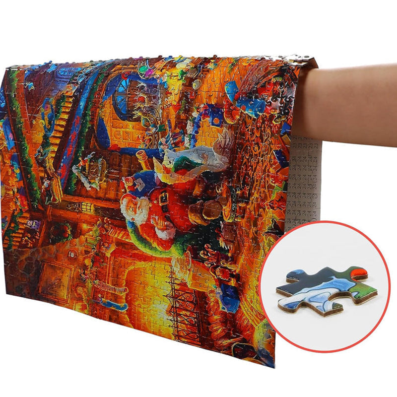Calendrier de l'Avent puzzle de Noël - compte à rebours de 24 jours