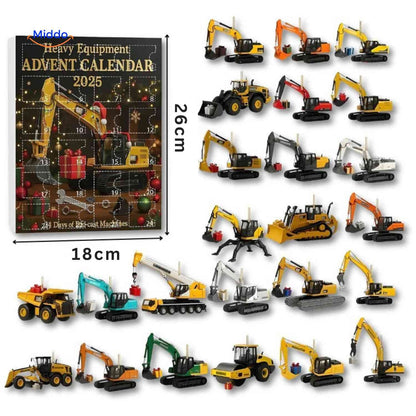 Calendrier de l’Avent | véhicules de chantier, 24 surprises et plaisir de jeu