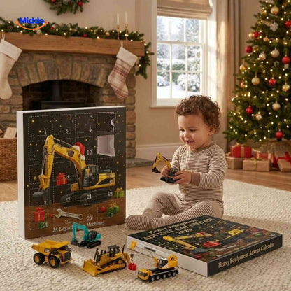 Calendrier de l’Avent | véhicules de chantier, 24 surprises et plaisir de jeu