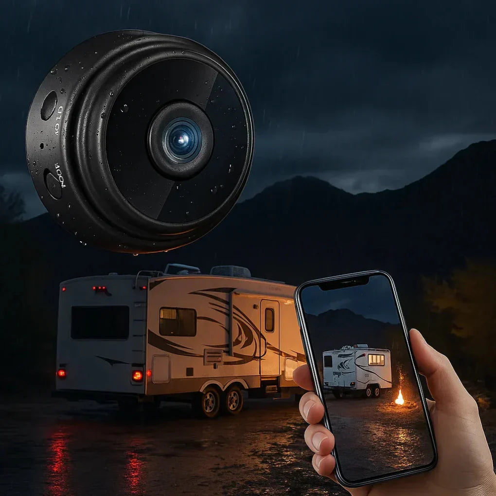 Caméra de recul HD sans fil pour camping-cars, camions et remorques