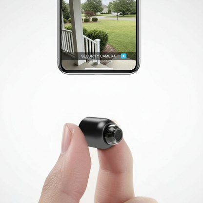 Caméra IP Wi-Fi ultra-compacte | 1080p Full HD | optique grand angle 120° | vision nocturne infrarouge et détecteur de mouvement | audio bidirectionnel | accès à distance mondial