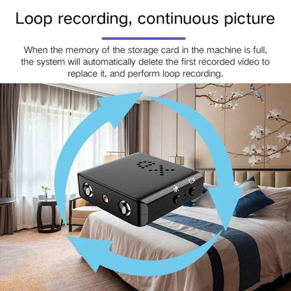 Caméra micro HD compacte Wi‑Fi avec audio et vision nocturne
