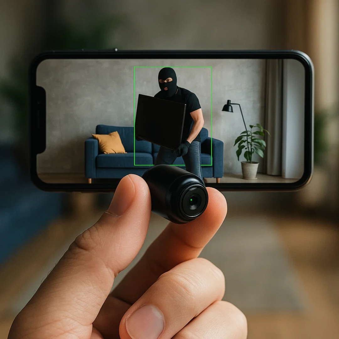 Caméra sans fil discrète 1080p HD avec audio pour la surveillance