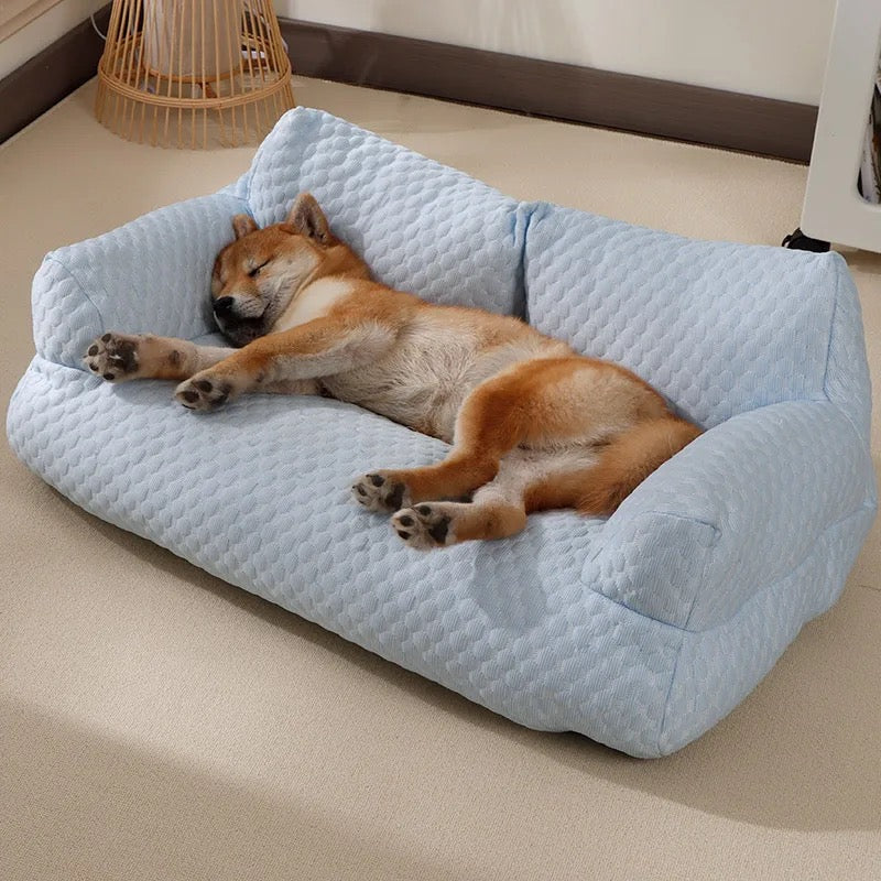 Canapé pour chien rafraîchissant en tissu respirant