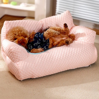 Canapé pour chien rafraîchissant en tissu respirant